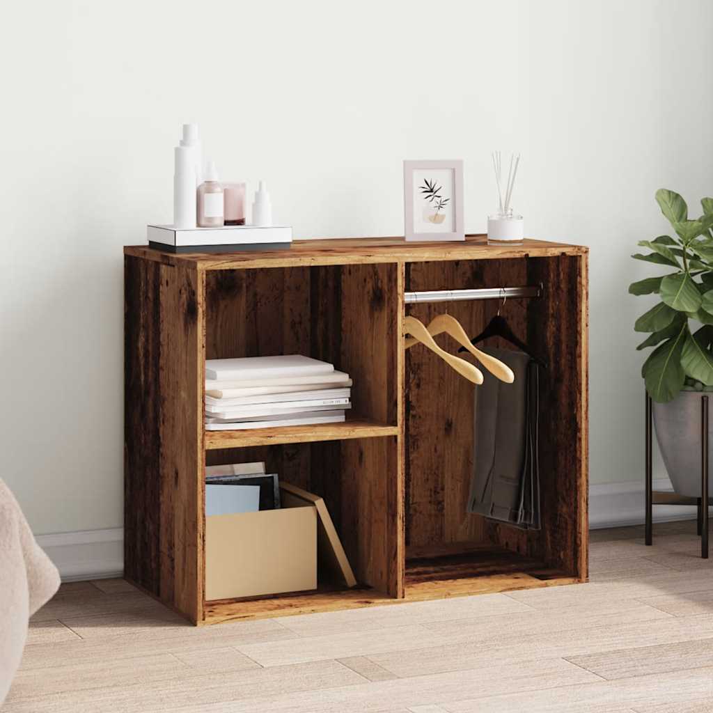 Ντουλάπι ντύσιμο Παλιό ξύλο 80x40x65 cm Κατασκευασμένο ξύλο