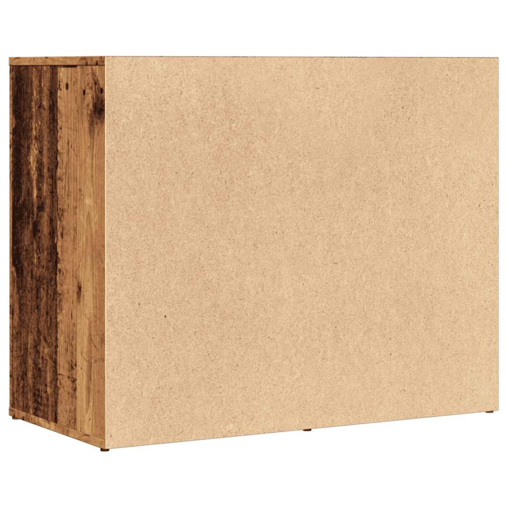 Ντουλάπι ντύσιμο Παλιό ξύλο 80x40x65 cm Κατασκευασμένο ξύλο