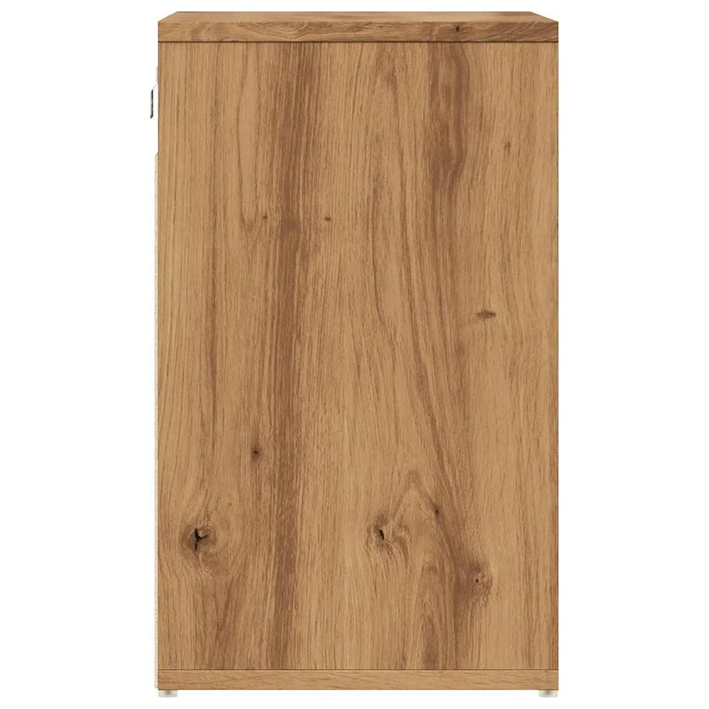 Ντουλάπια παπουτσιών 2 τεμ Δρυς τεχνίτης 52x30x50 cm