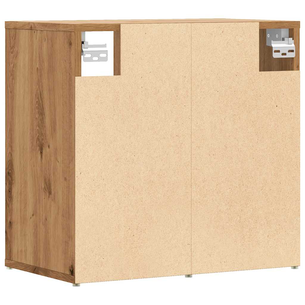 Ντουλάπια παπουτσιών 2 τεμ Δρυς τεχνίτης 52x30x50 cm
