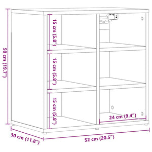 Ντουλάπια παπουτσιών 2 τεμ Δρυς τεχνίτης 52x30x50 cm - Pakobazaar
