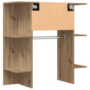 Ντουλάπι διαδρόμου Δρυς τεχνίτης 97,5x37x99 cm Ξύλο μηχανής