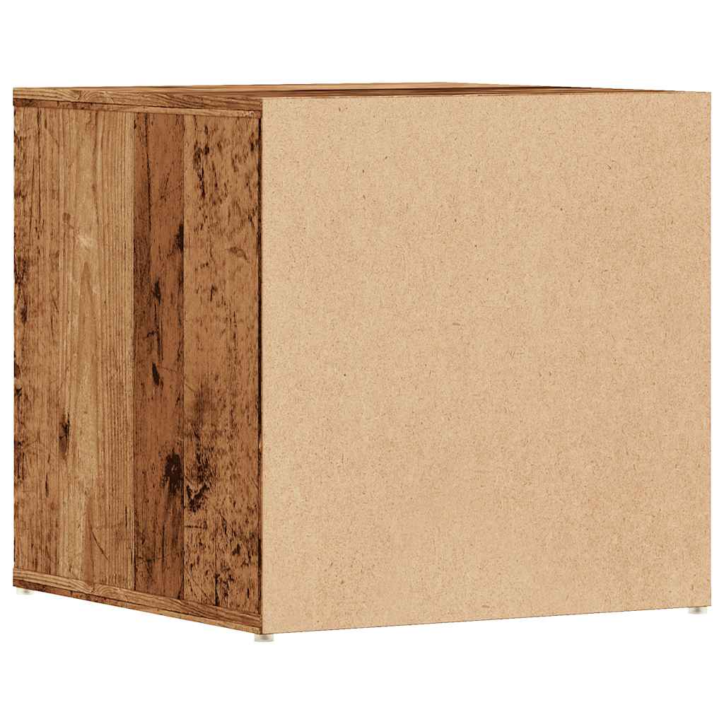 Συρτάρι-κουτί παλιό ξύλο 40,5x40x40 cm Ξύλο μηχανής - Pakobazaar