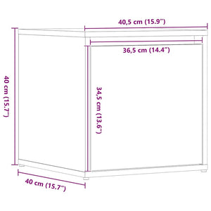 Συρτάρι Box Artisan Δρυς 40,5x40x40 cm Ξύλο μηχανής