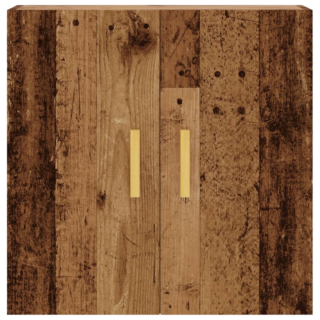 Ντουλάπι Τοίχου Όψη Παλαιού Ξύλου 60x31x60εκ Επεξεργασμένο Ξύλο