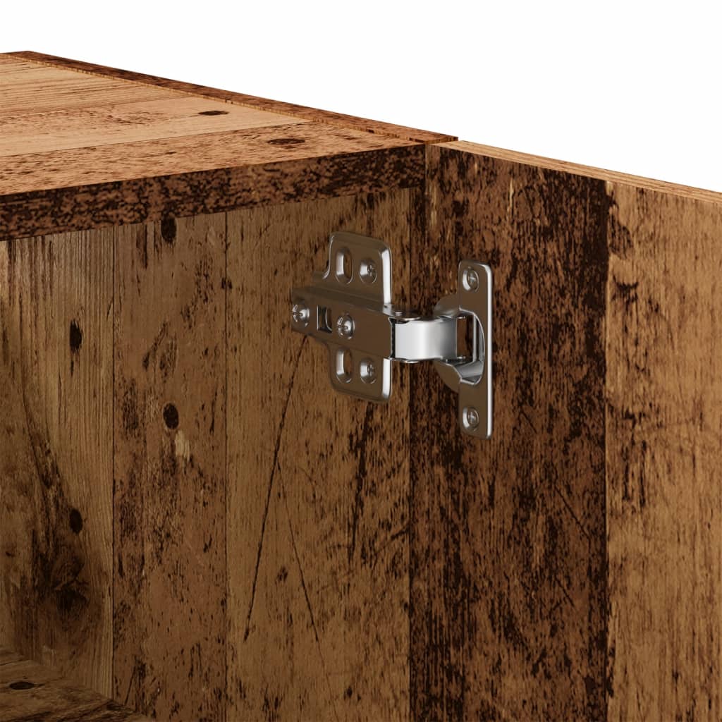 Ντουλάπι Τοίχου Όψη Παλαιού Ξύλου 60x31x60εκ Επεξεργασμένο Ξύλο