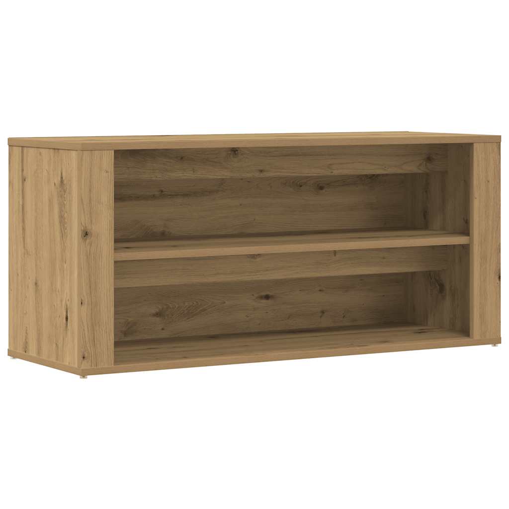 Πάγκος Παπουτσιών Artisan Δρυς 100x35x45 εκ. Επεξεργασμένο Ξύλο - Pakobazaar