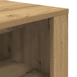 Πάγκος Παπουτσιών Artisan Δρυς 100x35x45 εκ. Επεξεργασμένο Ξύλο - Pakobazaar