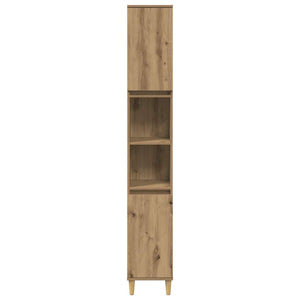 Ντουλάπι μπάνιου Δρυς τεχνίτης 30x30x190 cm Κατασκευασμένο ξύλο - Pakobazaar