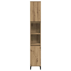 Ντουλάπι μπάνιου Δρυς τεχνίτης 30x30x190 cm Κατασκευασμένο ξύλο - Pakobazaar