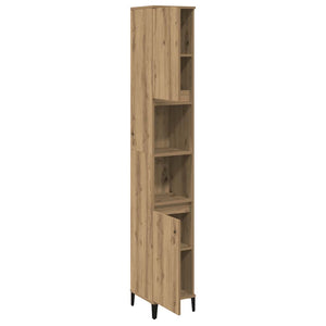 Ντουλάπι μπάνιου Δρυς τεχνίτης 30x30x190 cm Κατασκευασμένο ξύλο - Pakobazaar