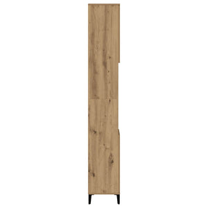 Ντουλάπι μπάνιου Δρυς τεχνίτης 30x30x190 cm Κατασκευασμένο ξύλο - Pakobazaar