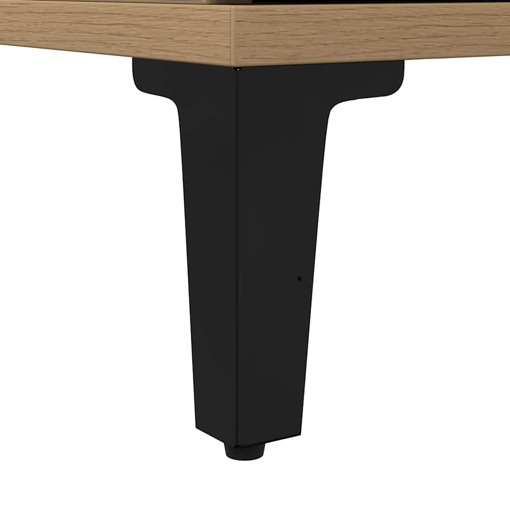 Ντουλάπι μπάνιου Δρυς τεχνίτης 30x30x100 cm Κατασκευασμένο ξύλο