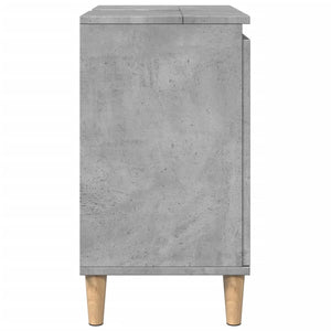 Ντουλάπι Νιπτήρα Γκρι Σκυρ. 58x33x60 εκ. Επεξεργασμένο Ξύλο