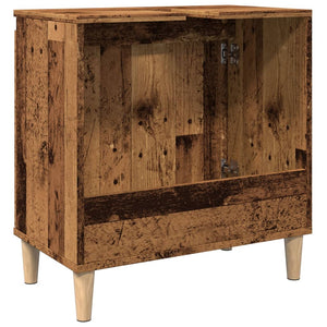 Ντουλάπι νιπτήρα Παλιό ξύλο 58x33x60 cm Κατασκευασμένο ξύλο - Pakobazaar