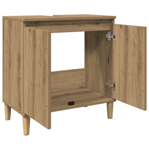 Ντουλάπι Νιπτήρα τεχνίτης Δρυς 58x33x60 εκ. Επεξεργασμένο Ξύλο