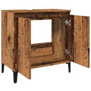 Ντουλάπι νιπτήρα Παλιό ξύλο 58x33x60 cm Κατασκευασμένο ξύλο - Pakobazaar