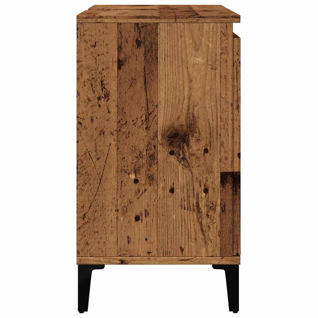 Ντουλάπι νιπτήρα Παλιό ξύλο 58x33x60 cm Κατασκευασμένο ξύλο - Pakobazaar
