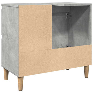 ντουλάπι νεροχύτη σκυρόδεμα γκρι 65x33x60cm κατασκευασμένο ξύλο