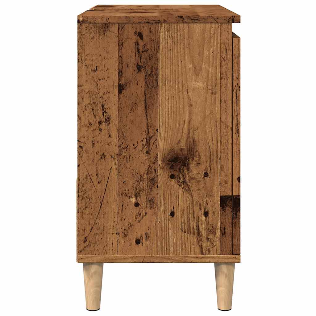 Ντουλάπι νιπτήρα Παλιό ξύλο 65x33x60 cm Κατασκευασμένο ξύλο