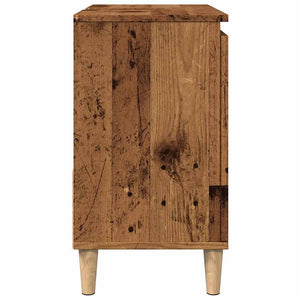 Ντουλάπι νιπτήρα Παλιό ξύλο 65x33x60 cm Κατασκευασμένο ξύλο