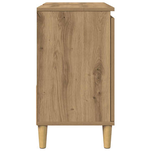 Ντουλάπι Νιπτήρα Αρτισιανή Δρυς 65x33x60 εκ. Επεξ. Ξύλο