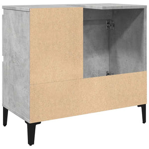 ντουλάπι νεροχύτη σκυρόδεμα γκρι 65x33x60cm κατασκευασμένο ξύλο - Pakobazaar
