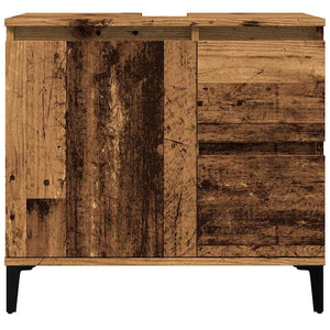 Ντουλάπι νιπτήρα Παλιό ξύλο 65x33x60 cm Κατασκευασμένο ξύλο - Pakobazaar