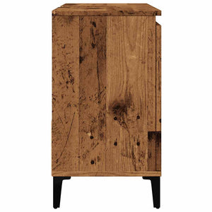 Ντουλάπι νιπτήρα Παλιό ξύλο 65x33x60 cm Κατασκευασμένο ξύλο - Pakobazaar