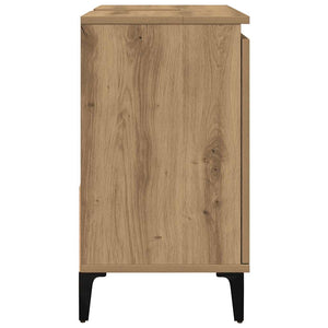 Ντουλάπι Νιπτήρα Αρτισιανή Δρυς 65x33x60 εκ. Επεξ. Ξύλο
