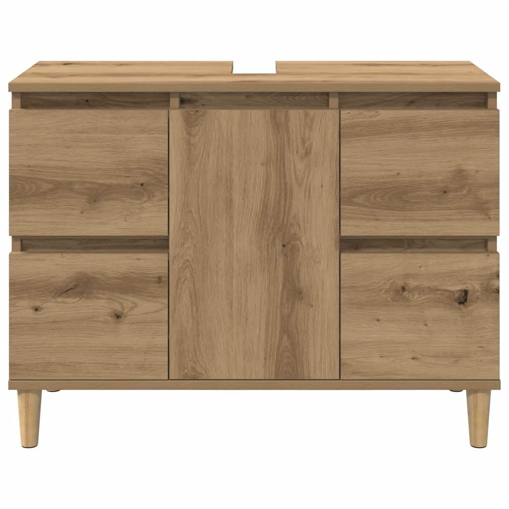Ντουλάπι Νιπτήρα τεχνίτης Δρυς 80 x 33 x 60 εκ. - Pakobazaar