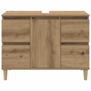 Ντουλάπι Νιπτήρα τεχνίτης Δρυς 80 x 33 x 60 εκ. - Pakobazaar