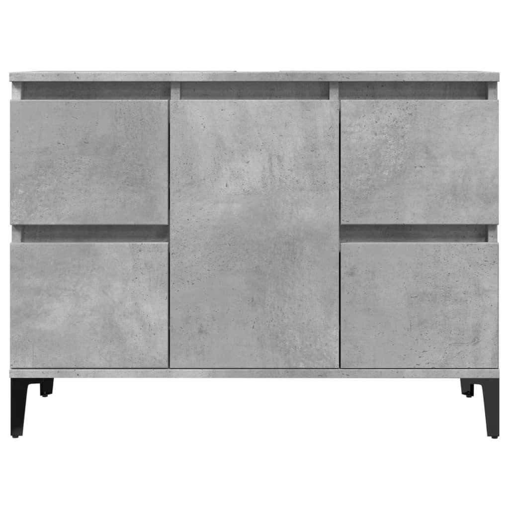 Ντουλάπι Νιπτήρα Γκρι Σκυρ. 80 x 33 x 60 εκ. Επεξεργασμένο Ξύλο