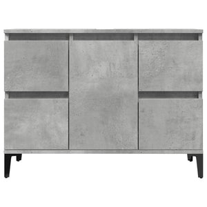 Ντουλάπι Νιπτήρα Γκρι Σκυρ. 80 x 33 x 60 εκ. Επεξεργασμένο Ξύλο
