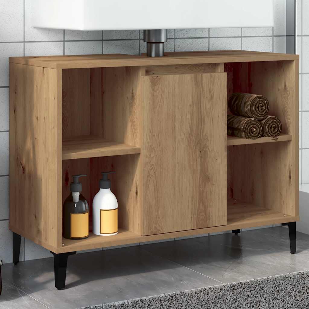 Ντουλάπι Νιπτήρα τεχνίτης Δρυς 80 x 33 x 60 εκ. - Pakobazaar