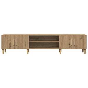Έπιπλο Τηλεόρασης Αρτισιανή Δρυς 180x31,5x40εκ Επεξ. Ξύλο - Pakobazaar