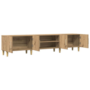 Έπιπλο Τηλεόρασης Αρτισιανή Δρυς 180x31,5x40εκ Επεξ. Ξύλο - Pakobazaar