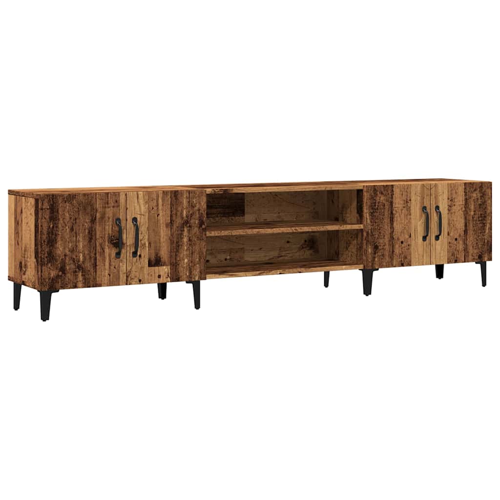 Έπιπλο Τηλεόρασης Όψη Παλαιού Ξύλου 180x31,5x40 εκ. Επεξ. Ξύλο