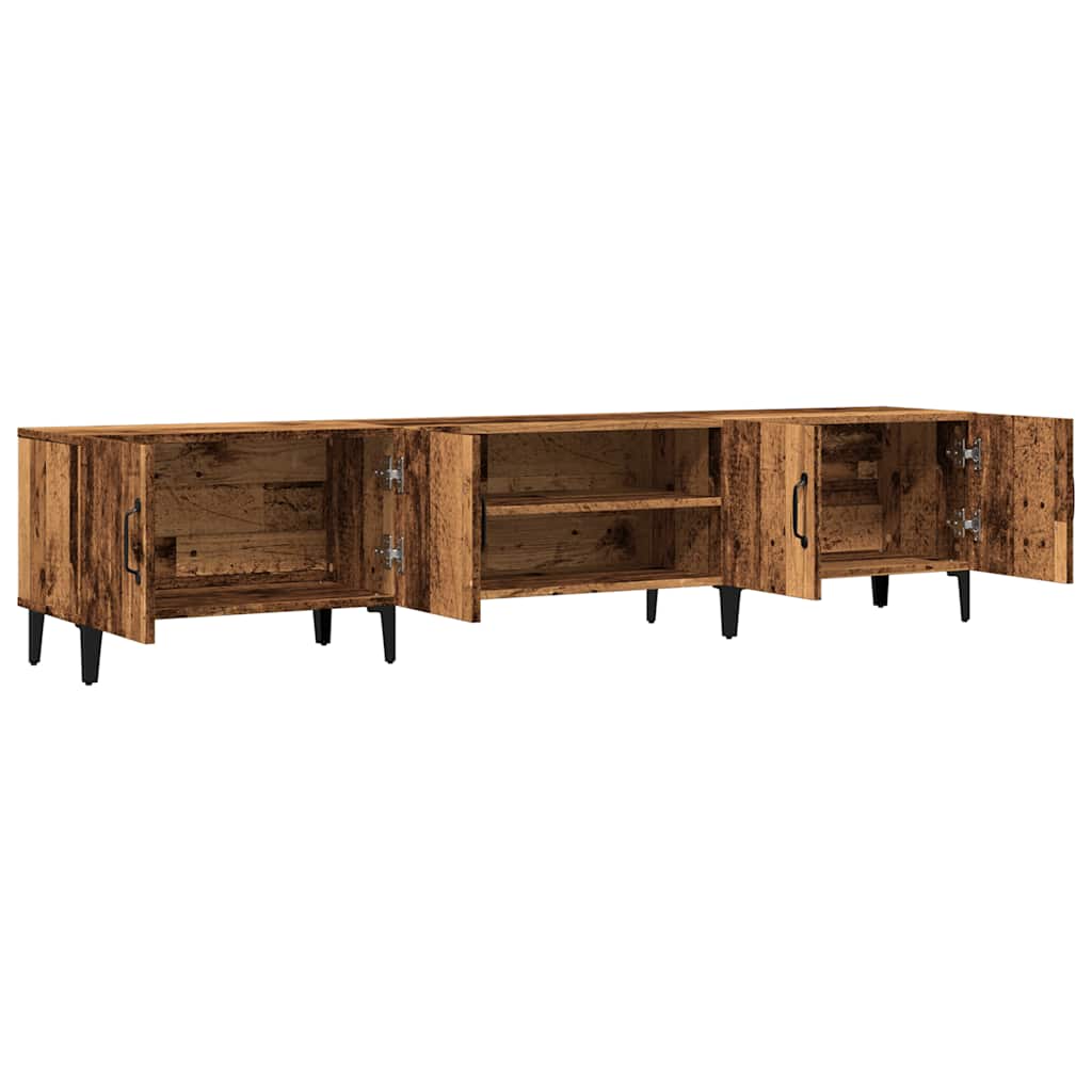 Έπιπλο Τηλεόρασης Όψη Παλαιού Ξύλου 180x31,5x40 εκ. Επεξ. Ξύλο