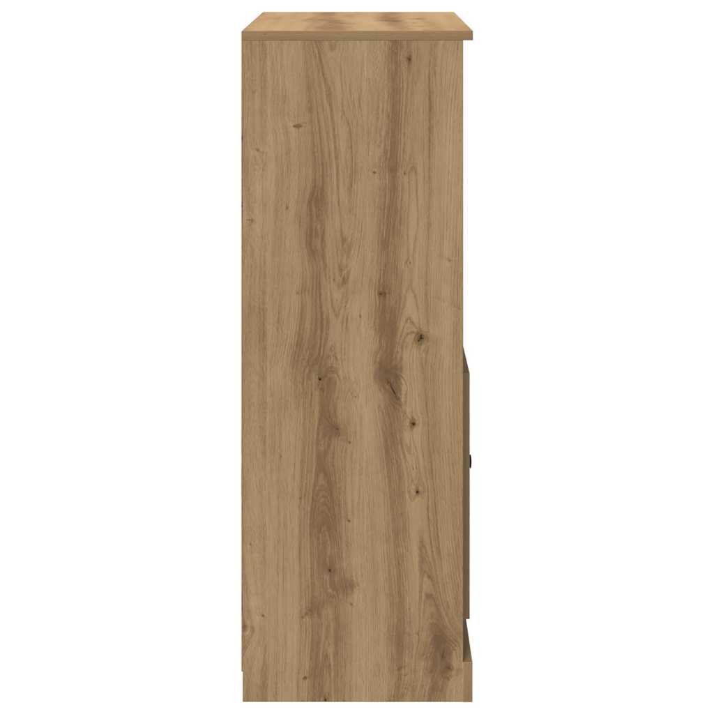 Ντουλάπι Αρτισιανή Δρυς 60x35,5x103,5 εκ από Επεξεργασμένο Ξύλο
