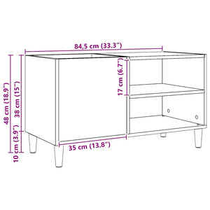ντουλάπι δίσκων  Δρυς τεχνίτης 84,5x38x48 cm Κατασκευασμένο ξύλο - Pakobazaar