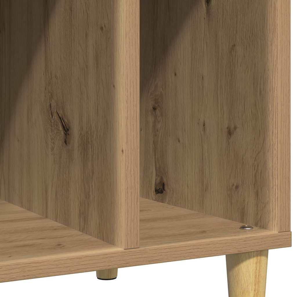 Έπιπλο Δίσκων τεχνίτης Δρυς 100x38x48 εκ από Επεξεργασμένο Ξύλο - Pakobazaar