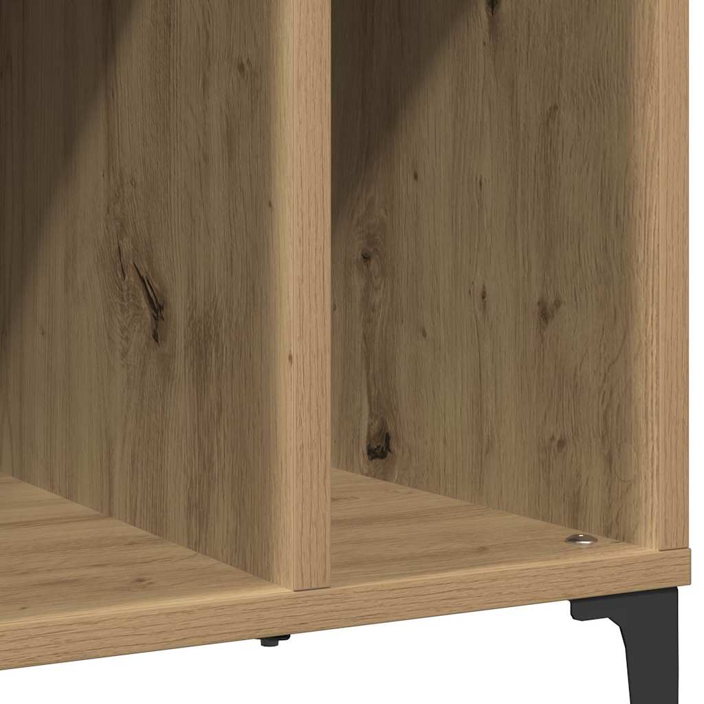 Έπιπλο Δίσκων τεχνίτης Δρυς 100x38x48 εκ από Επεξεργασμένο Ξύλο - Pakobazaar