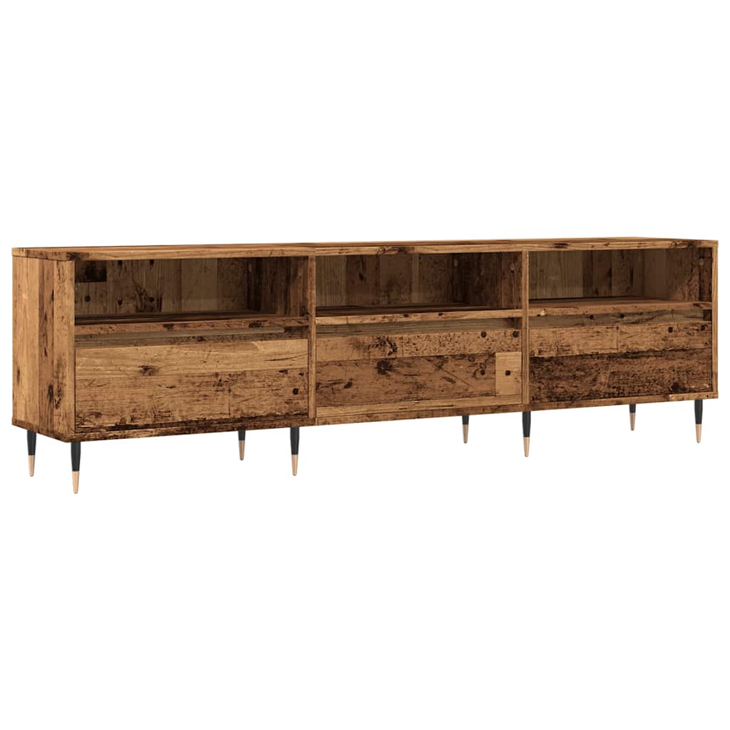Έπιπλο Τηλεόρασης Παλιό Ξύλο 150x30x44,5 εκ. Επεξεργασμένο Ξύλο