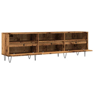 Έπιπλο Τηλεόρασης Παλιό Ξύλο 150x30x44,5 εκ. Επεξεργασμένο Ξύλο