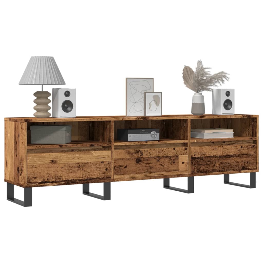 Έπιπλο Τηλεόρασης Παλιό Ξύλο 150x30x44,5 εκ. Επεξεργασμένο Ξύλο - Pakobazaar