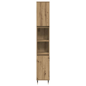 Ντουλάπι μπάνιου Δρυς τεχνίτης 30x30x190 cm Κατασκευασμένο ξύλο - Pakobazaar