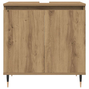 Ντουλάπι μπάνιου Δρυς τεχνίτης 58x33x60 cm Κατασκευασμένο ξύλο - Pakobazaar