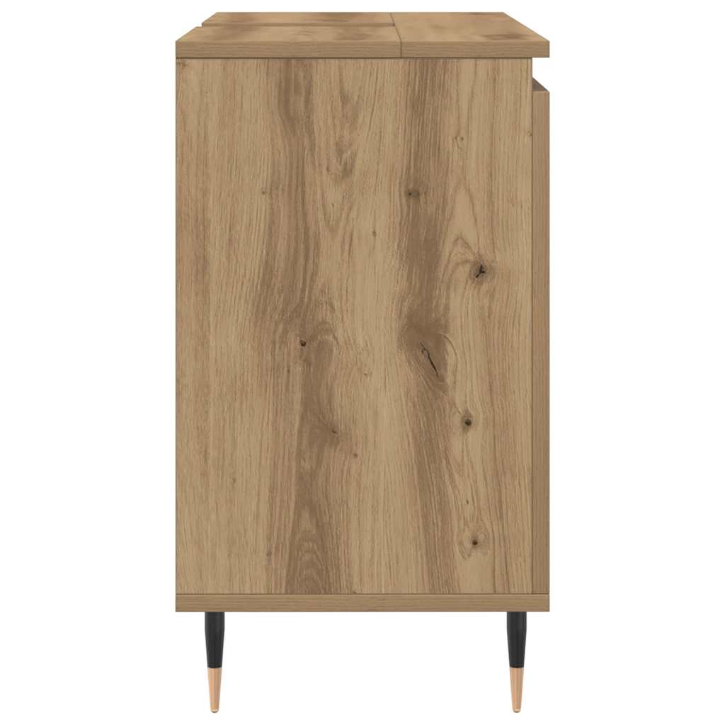 Ντουλάπι μπάνιου Δρυς τεχνίτης 58x33x60 cm Κατασκευασμένο ξύλο - Pakobazaar