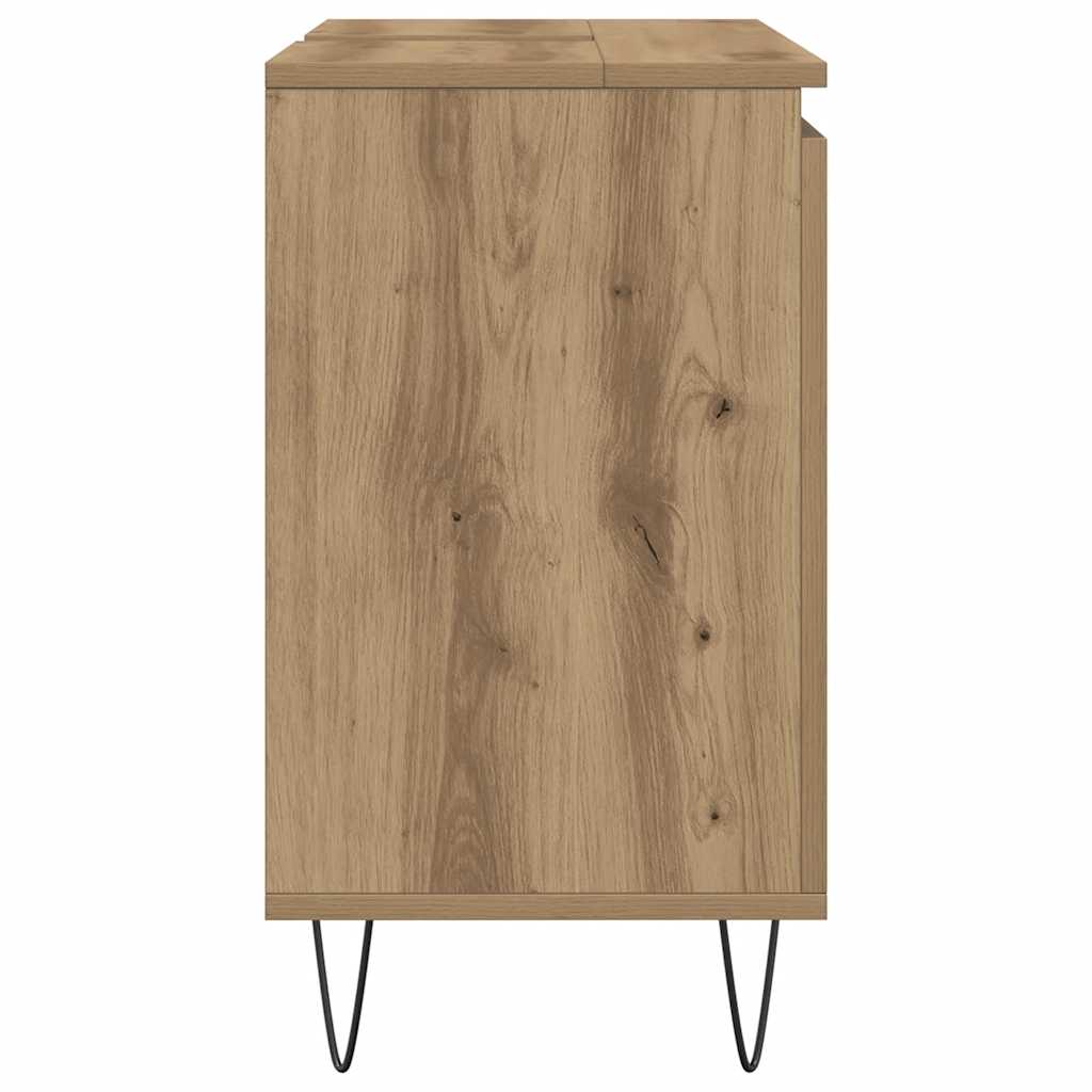 Ντουλάπι Μπάνιου Δρυς τεχνίτης 58 x 33 x 60 εκ από Επεξεργ Ξύλο